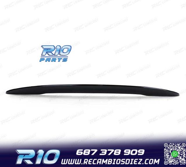 ALERON SPOILER BMW E92 LOOK M PERFORMANCE NEGRO BRILLO