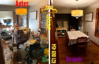 Vaciado limpieza vivienda Okupada piso enseres