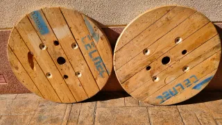 Bobinas de madera. Distintas medidas