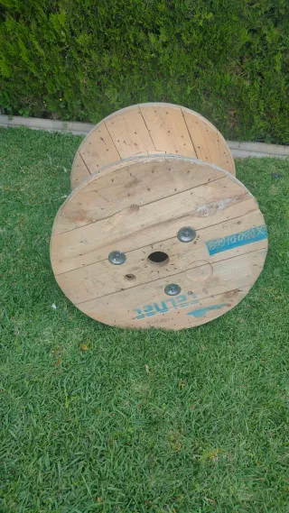 Bobinas de madera. Distintas medidas