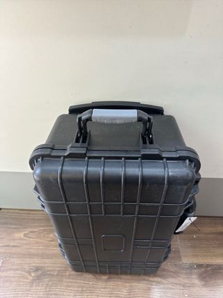 Maletín Negro Resistente al Agua con Ruedas e Inserto