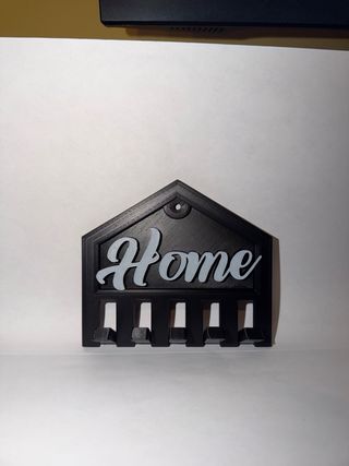 Portachiavi da parete Home nero e grigio