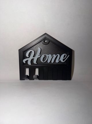 Portachiavi da parete Home nero e grigio