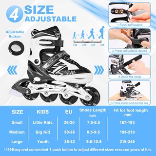 Patines Ajustables Niños DUZSKJ