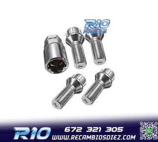 TORNILLOS ANTIRROBO CORTOS 12X125 CÓNICO