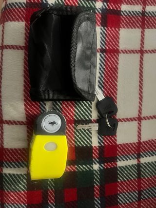 Candado Urban para moto con funda y llaves