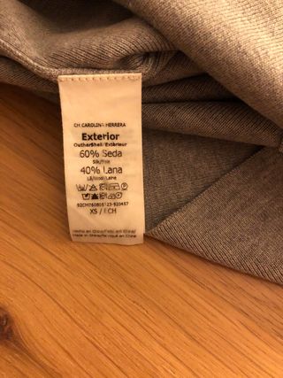 Jersey Carolina Herrera Seda y Lana Talla S