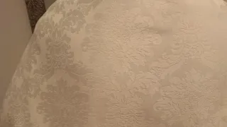 Capa Brocada Blanca Niña