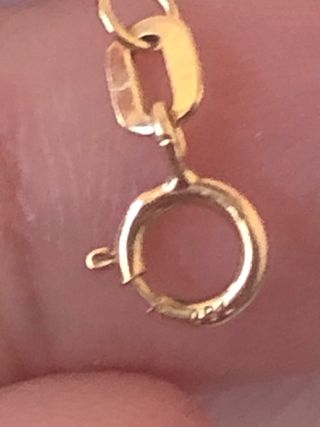 Pulsera oro 750 nácar chevron rosa