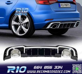 DIFUSOR AUDI A3 8V SPORTBACK S LINE 16-20 LOOK RS3 + COLAS E