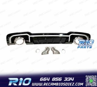 DIFUSOR AUDI A3 8V SPORTBACK S LINE 16-20 LOOK RS3 + COLAS E