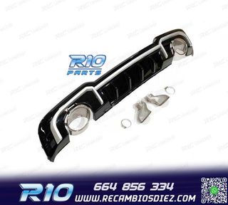 DIFUSOR AUDI A3 8V SPORTBACK S LINE 16-20 LOOK RS3 + COLAS E