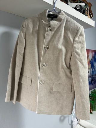 Traje comunión niño beige talla 8 lino.coconut