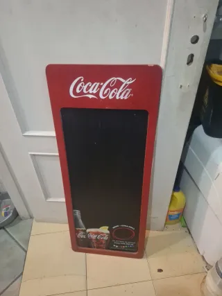 Pizarra de cocacola para bar