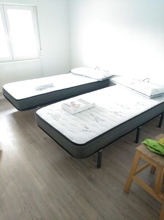 Cama canapé madera, colchones y canapes madrid