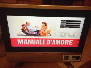 Televisión Sharp Aquos Negra y Plateada