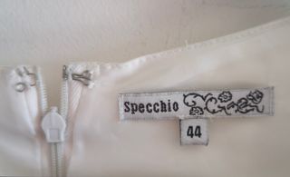 Vestito bianco con paillettes