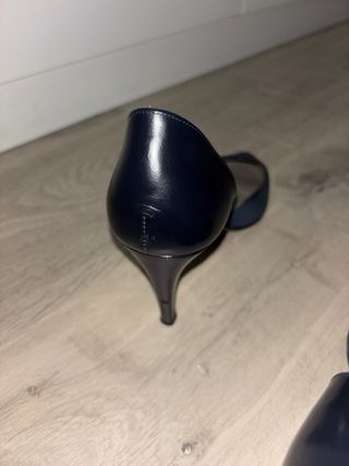 Tacones Massimo Dutti Azules