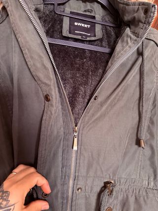 Chaqueta parka Sweet verde talla M