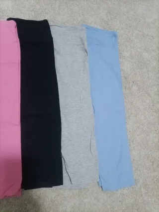 Lote 4 leggings mujer talla única