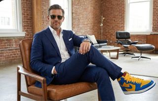 Nike Air Jordan 1 Retro High Azul Amarillo