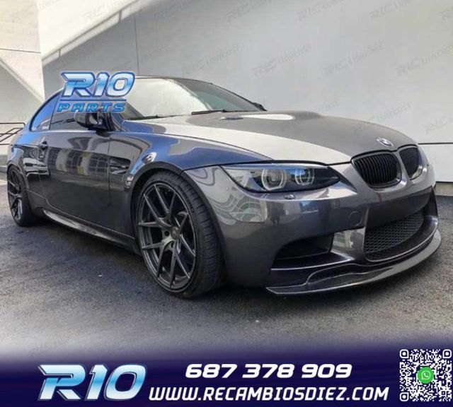 SPOILER LIP BMW E92 E93 LOOK M3 NEGRO BRILLO