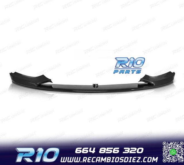 SPOILER LIP FRONTAL BMW F32 F33 F36 LOOK M PERFORMANCE NEGRO