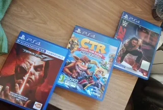 Juegos PS4 Tekken 7, CTR, WWE 2K