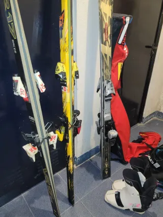 Esquís Rossignol, Dinamic VR17 y Dynastar.