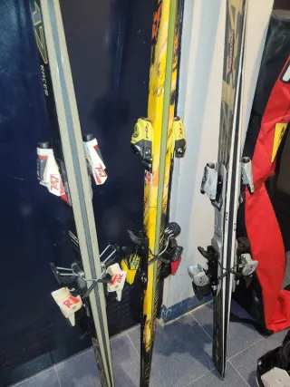 Esquís Rossignol, Dinamic VR17 y Dynastar.