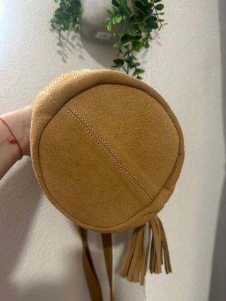 Bolso tipo saco piel étnico