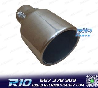 COLA ESCAPE REDONDA 102MM ACERO INOX