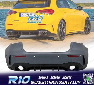 PARAGOLPES TRASERO MERCEDES CLASE A W177 LOOK A35 + COLAS E