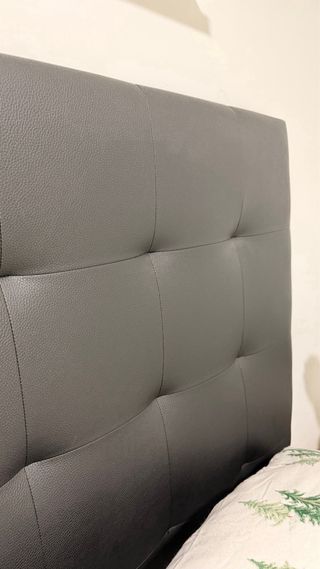 Cabecero polipiel negro