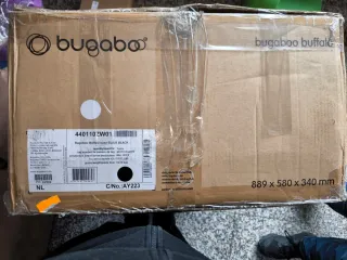 Bugaboo Buffalo Silla y Capazo Negro