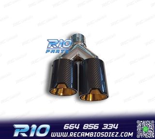 COLA ESCAPE DCH BMW LOOK M PERFORMANCE DORADO CARBONO