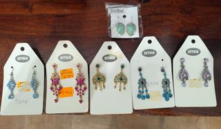 Pendientes bisutería