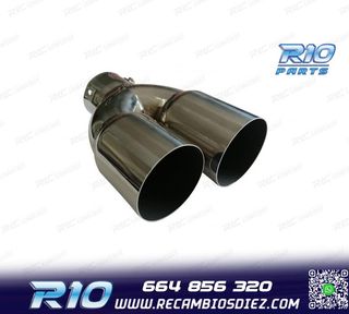 COLA ESCAPE REDONDA DOBLE ACERO INOX