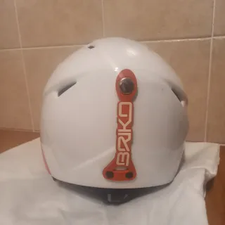 Casco sci Briko bambino bianco