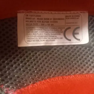 Casco sci Briko bambino bianco