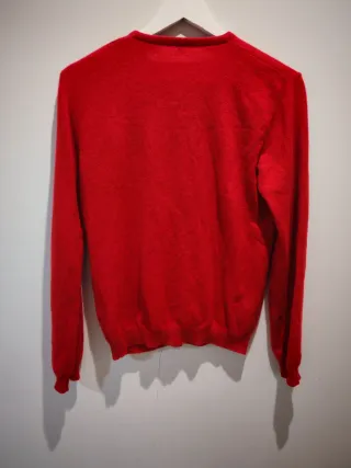 Chaqueta de Cashmere 100% Roja