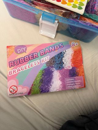 Kit Pulseras Goma Multicolor