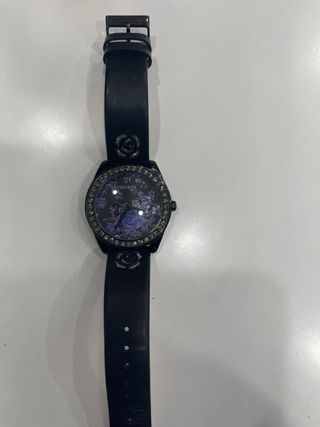 Orologio Guess con quadrante floreale e cristalli