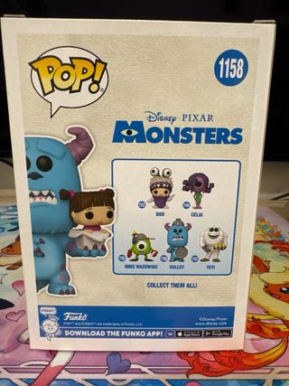 Funko Pop! Sulley con Boo 1158 Exclusivo Funko Sho