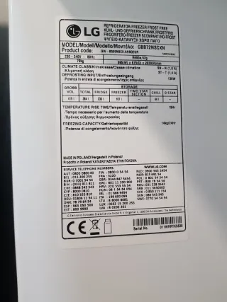 Nevera LG con garantía y transporte