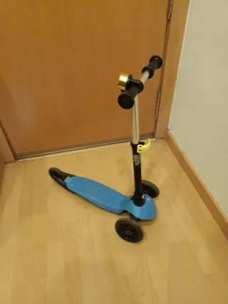 Patinete infantil 3 ruedas azul