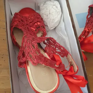 Lote Zapatos Cóctel/Botín/Sandalias Rojos