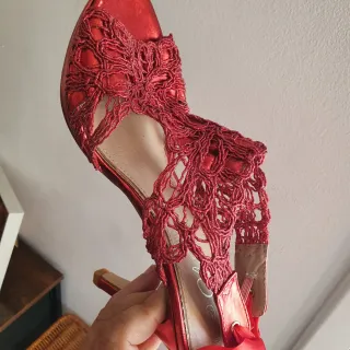 Lote Zapatos Cóctel/Botín/Sandalias Rojos