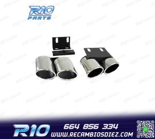 COLAS ESCAPE AUDI A3 8V 13- LOOK S CROMO