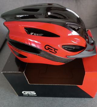Casco Ciclismo GES Rocket Rojo/Negro